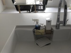 広島キッチン取付け隊　浄水栓を後付け　施工前　　